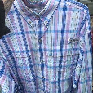 Men’s long sleeve Columbia pfg shirt